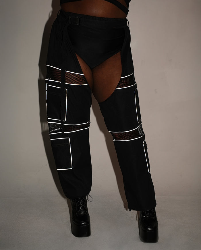 Flash Point Silver Reflective Chaps
