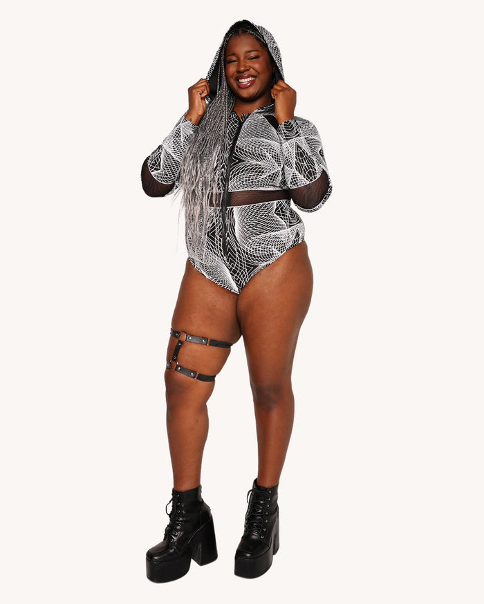 Flashbang Matrix Reflective Hooded Bodysuit