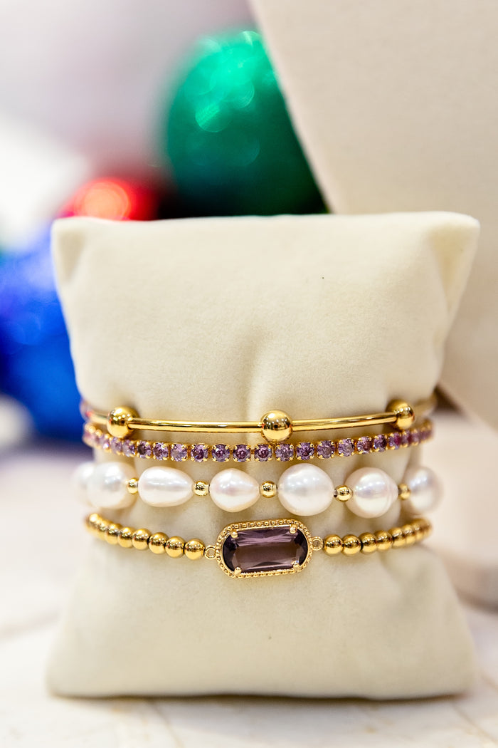 Freshwater Pearl Stretch Bracelet