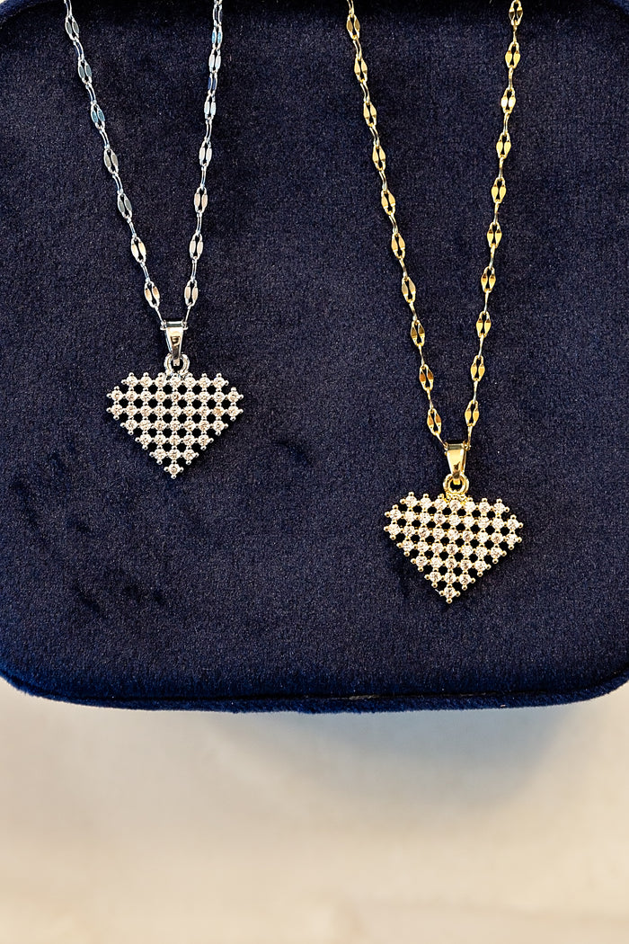 Gigabyte Heart Necklace|Final Sale