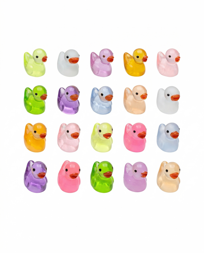 GlowintheDarkDucksTrinketSet