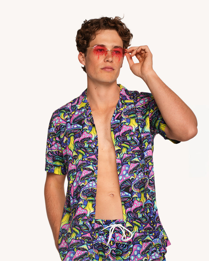Glowshroom Camp Shirt