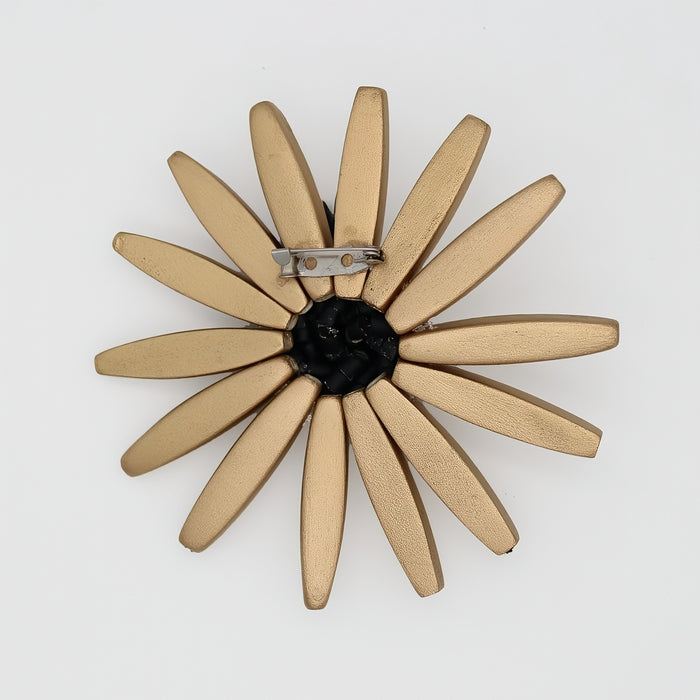 Gold Amaya Brooch - Sylca Designs - Chunky Jewelry
