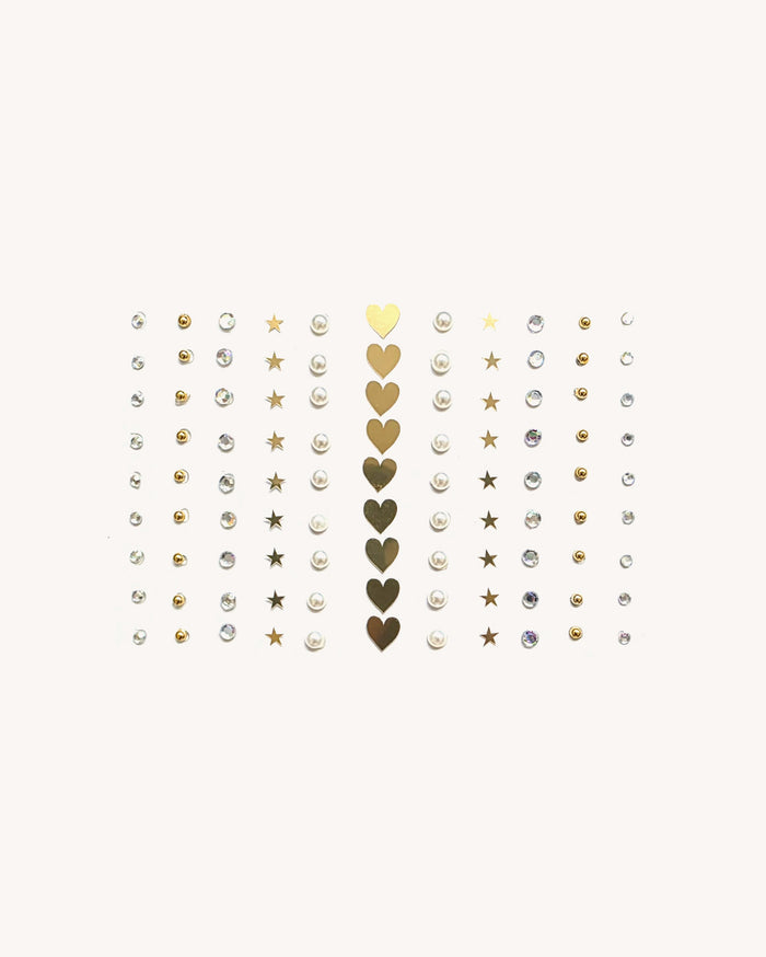 Gold Dust Face Gems Mix Pack