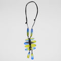 Green and Blue Bennett Pendant Necklace - Sylca Designs - Chunky Jewelry