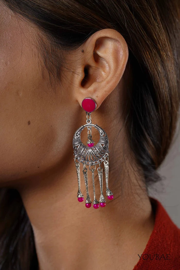 Gulabo Jhallar Earrings