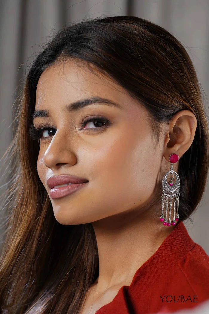 Gulabo Jhallar Earrings