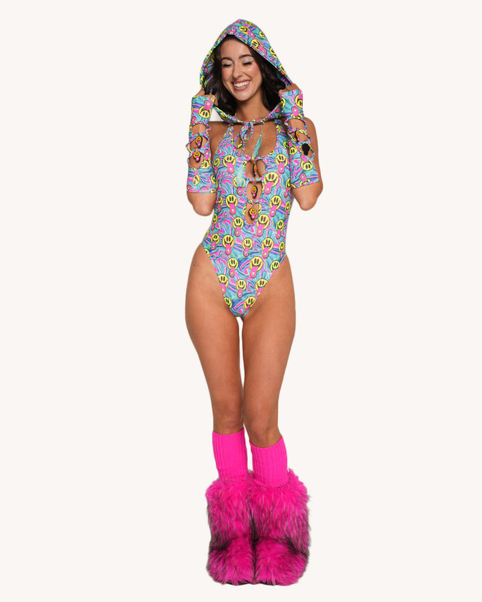Happy Hour Bodysuit with Sleeves