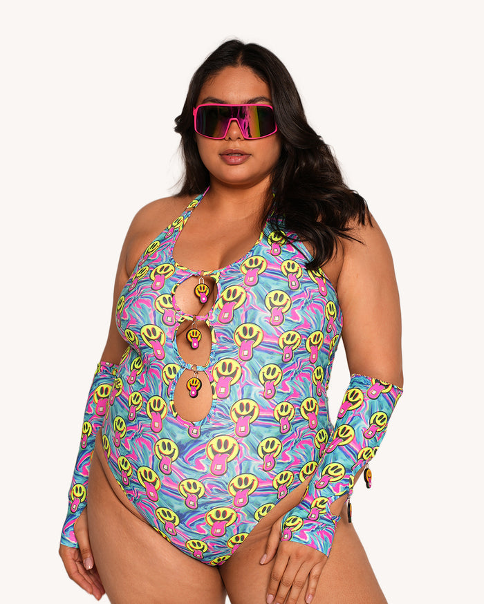 Happy Hour Bodysuit with Sleeves