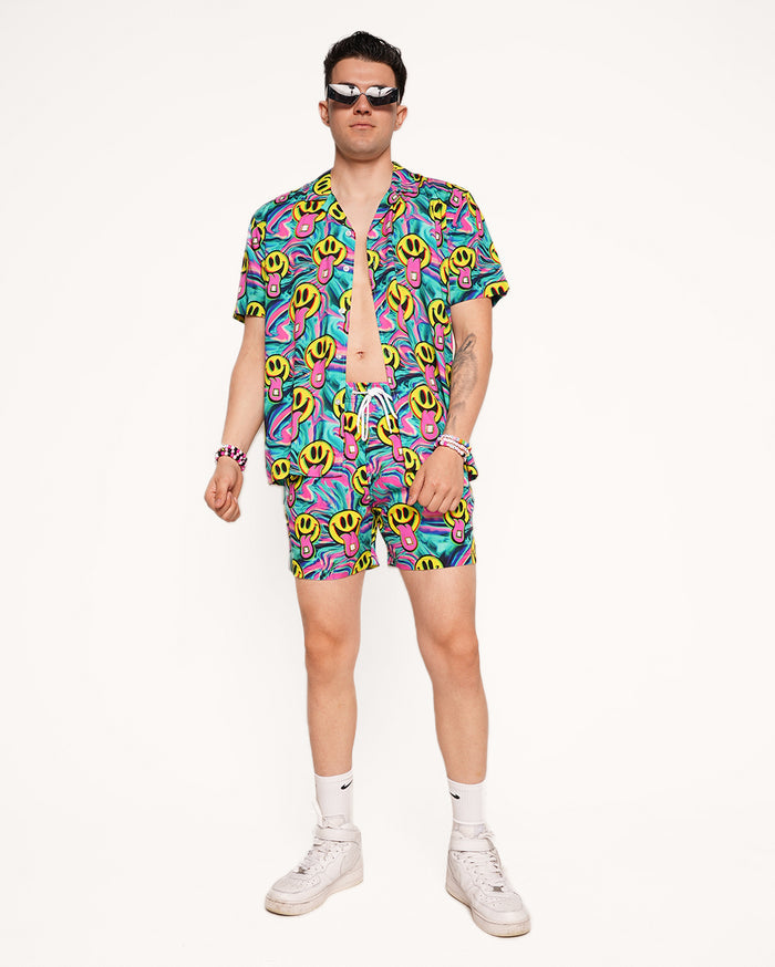 Happy Hour Camp Shirt-Men