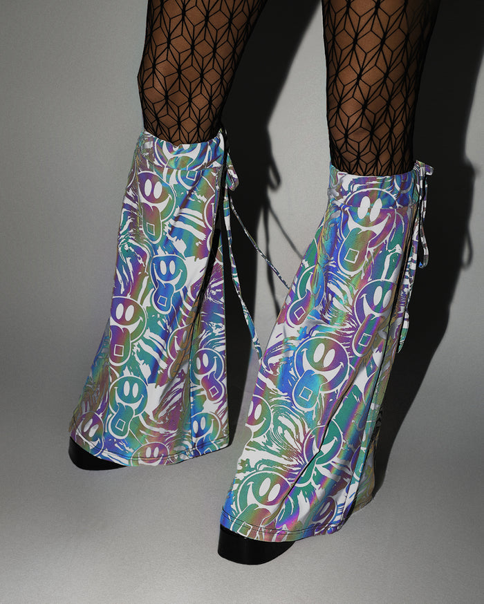 Happy Hour White Reflective Sleeve & Boot Cover Set