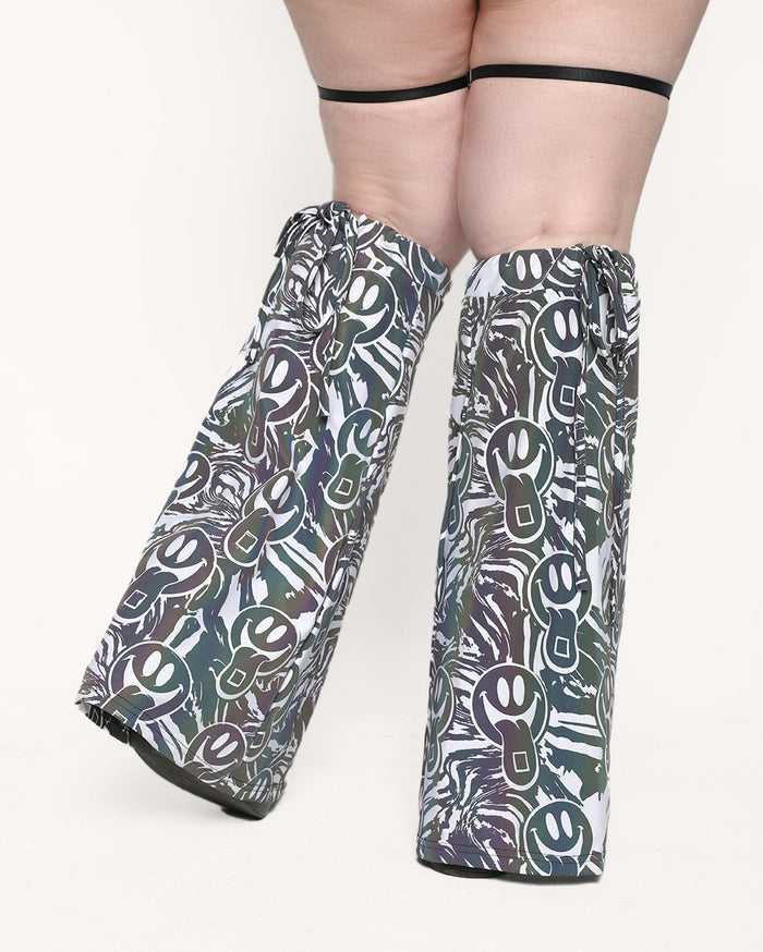 Happy Hour White Reflective Sleeve & Boot Cover Set