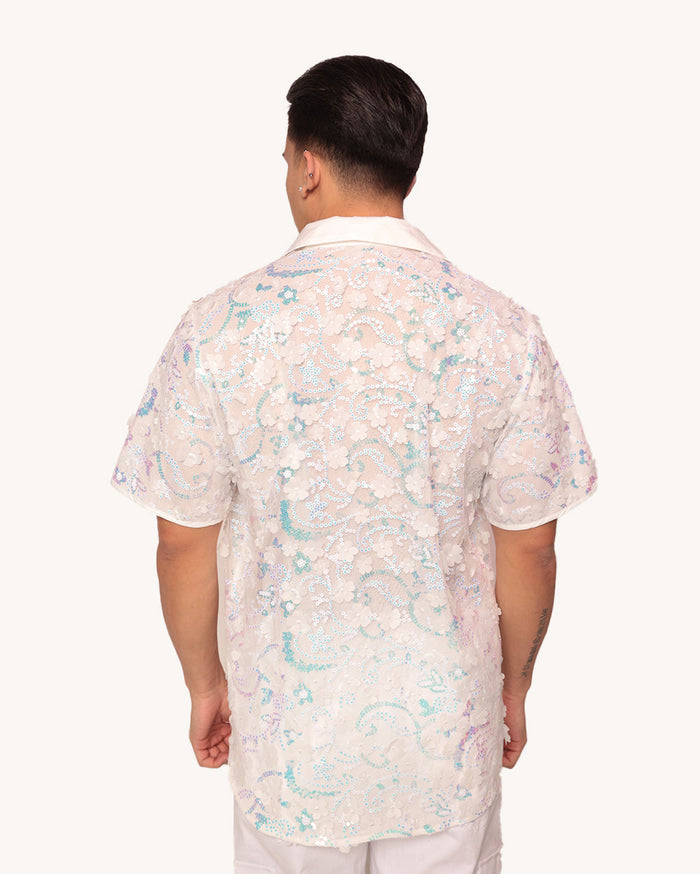 Heaven's Forever Floral Camp Shirt