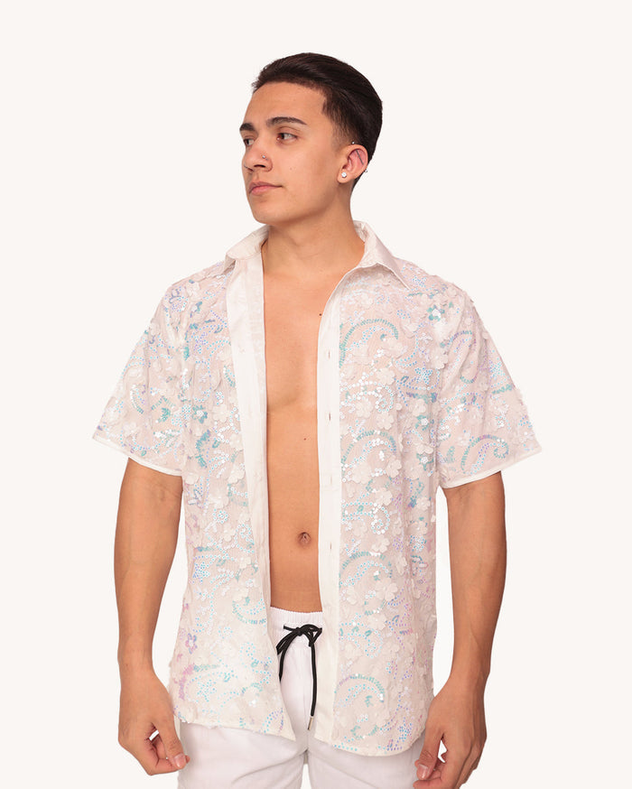 Heaven's Forever Floral Camp Shirt