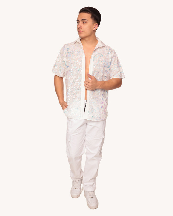 Heaven's Forever Floral Camp Shirt