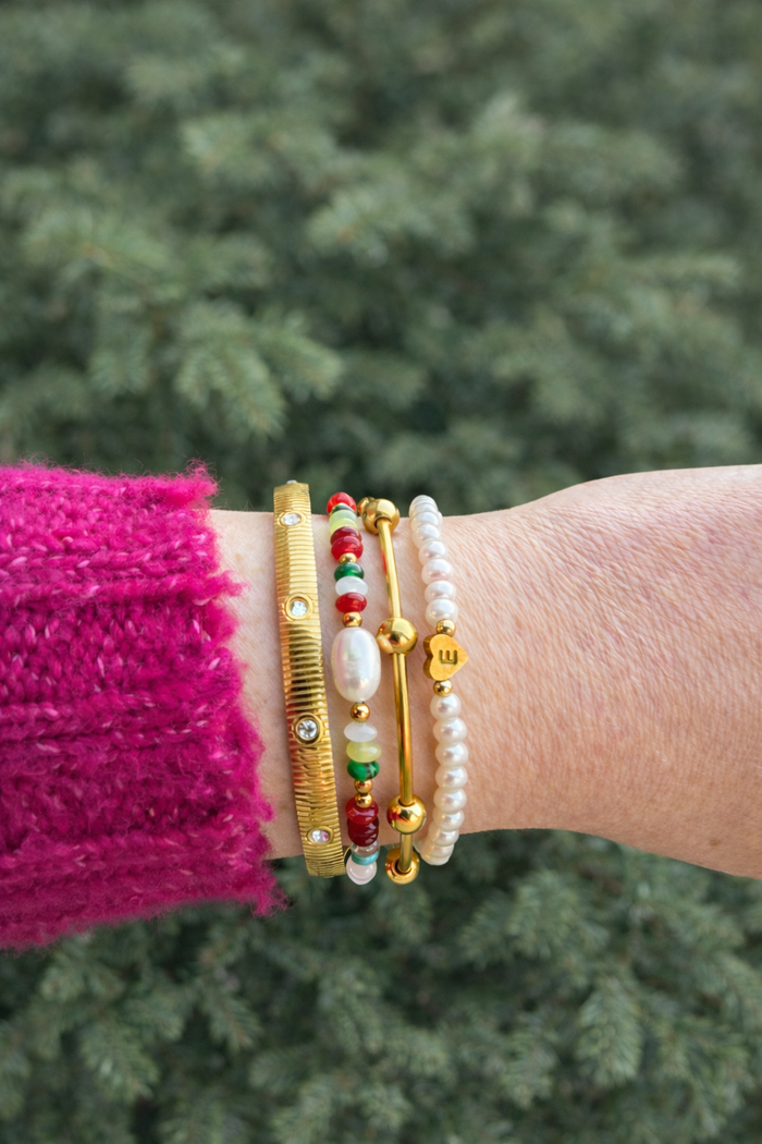 Helena Beaded Pearl Bracelet