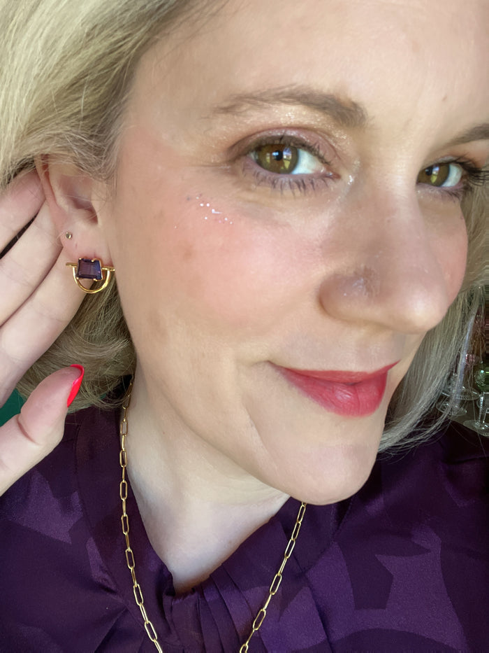 Helene Art Deco Studs | FINAL SALE