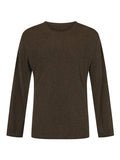 Hemp / Bamboo Men's Long Sleeve Top - Cocoa