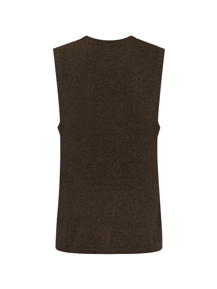 Hemp / Bamboo Men's Tank Singlet - Cocoa