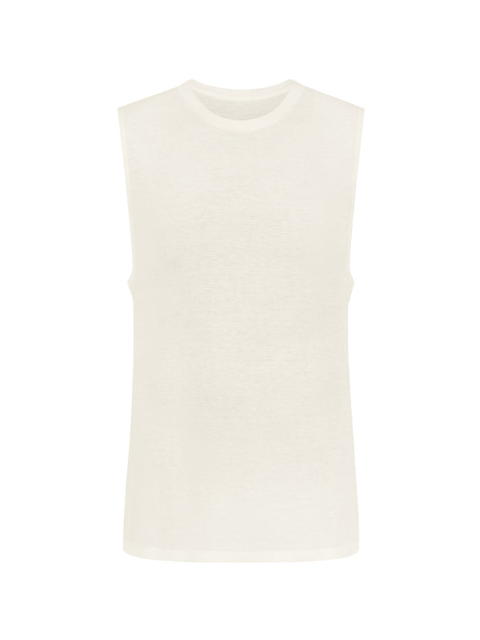Hemp / Bamboo Men's Tank Singlet - Cream