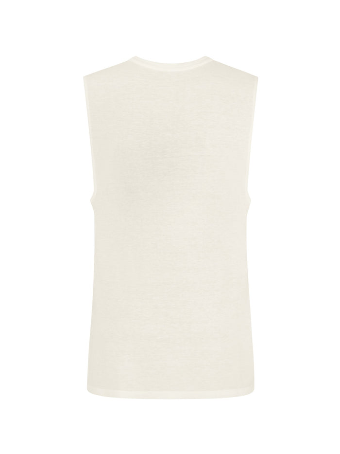 Hemp / Bamboo Men's Tank Singlet - Cream