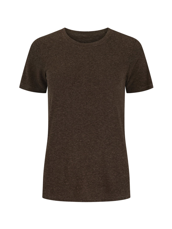 Hemp / Bamboo Relaxed Crew Tee - Cocoa