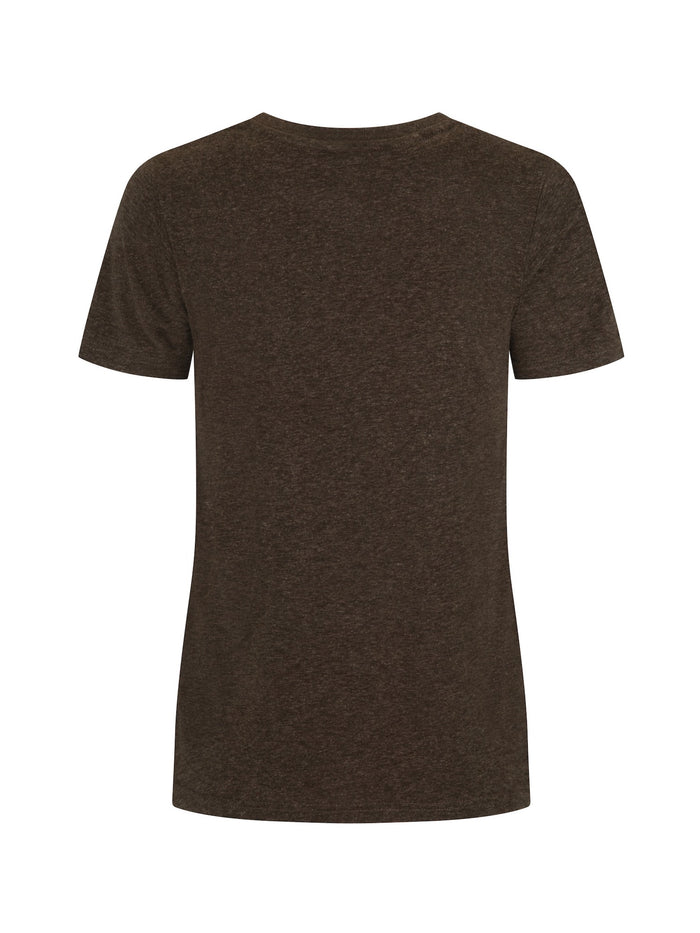 Hemp / Bamboo Relaxed Crew Tee - Cocoa
