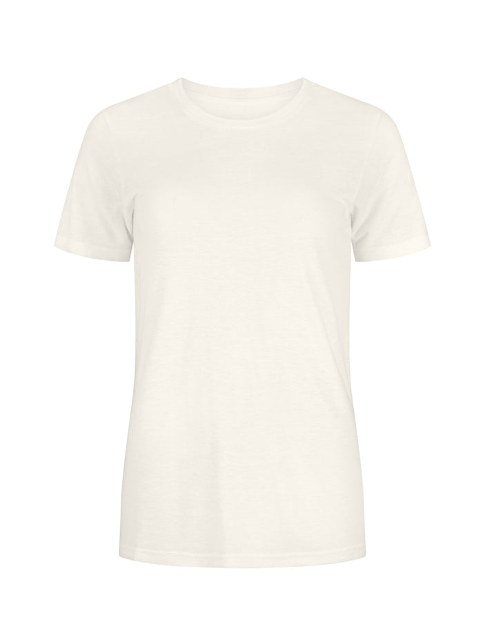 White t-shirt on a white background
