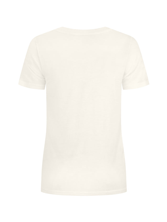 White t-shirt on a white background