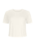 White t-shirt on a white background