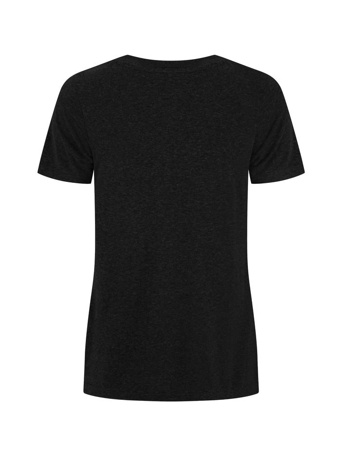 Hemp / Bamboo Relaxed Vee Tee - Black