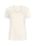 Hemp / Bamboo Relaxed Vee Tee - Cream