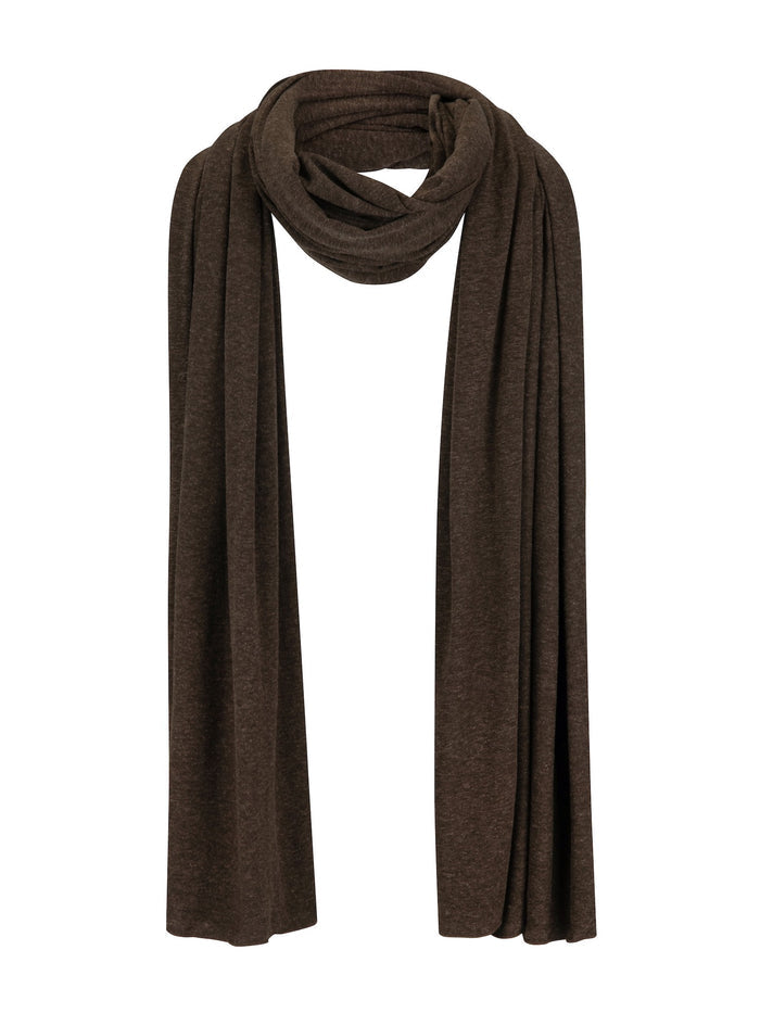 Hemp / Bamboo Scarf Large - Cocoa