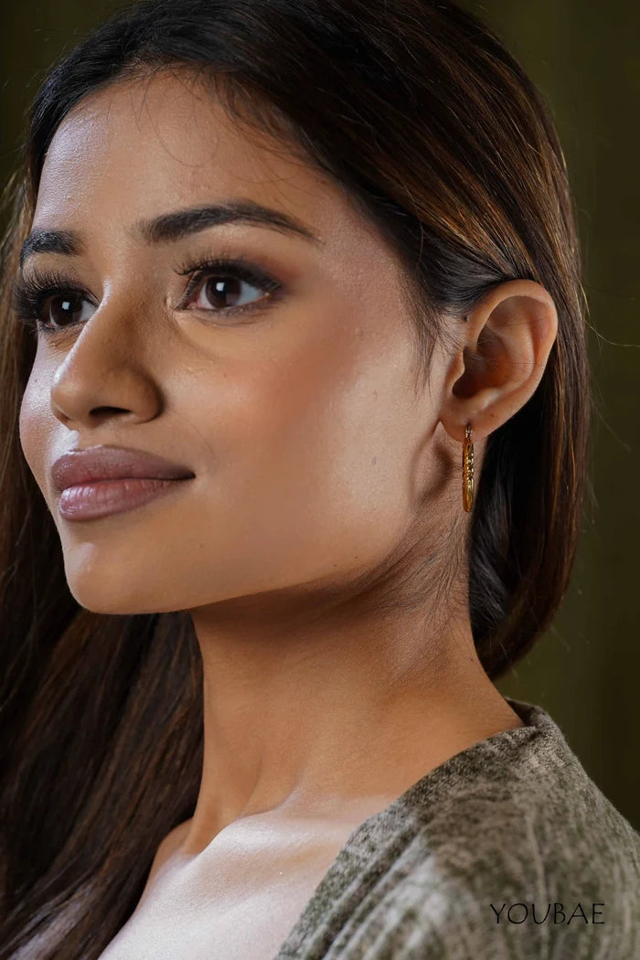 Heth Hoops, Anti-Tarnish Steel Earrings