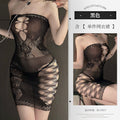 Net bodysuit stretch mesh detail