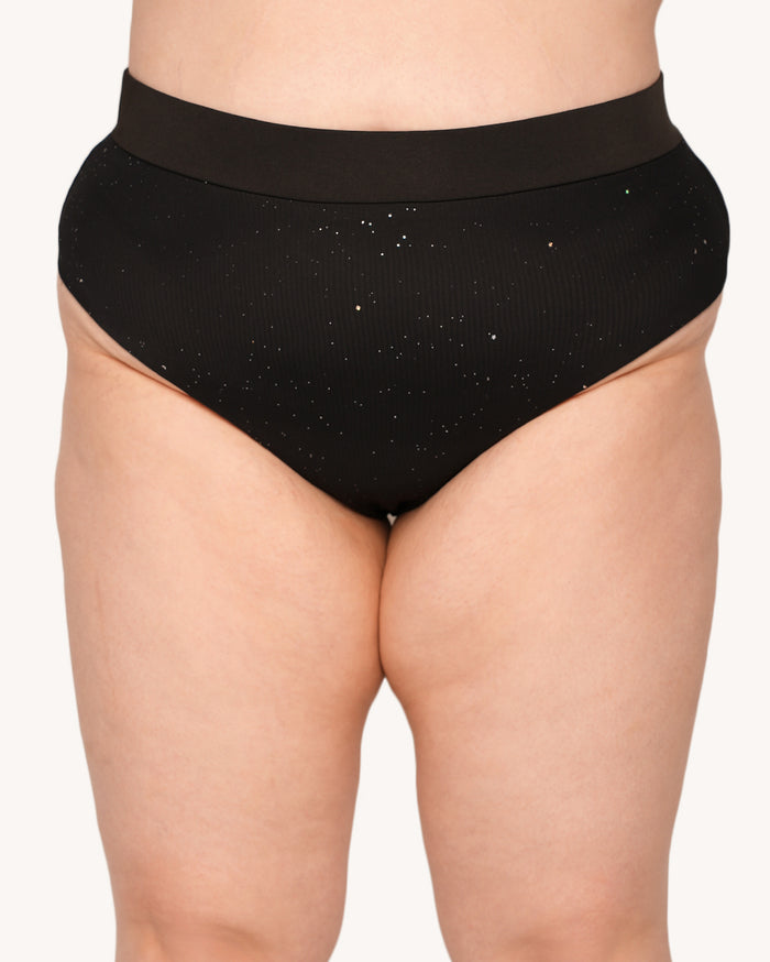 Holo Star Mesh Booty Shorts