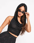 Holo Star Mesh Infinity Hooded Top