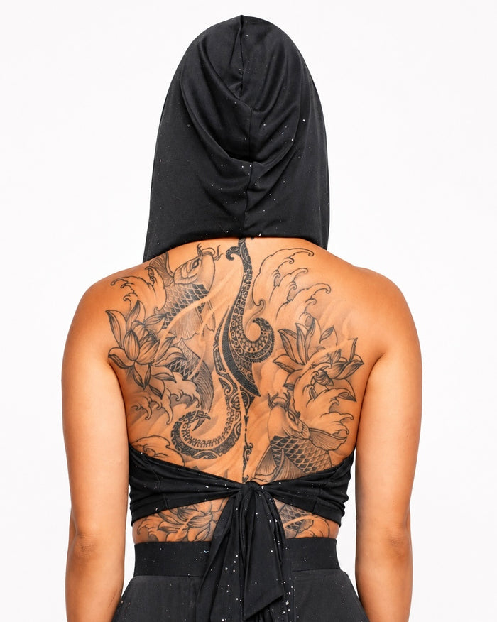 Holo Star Mesh Infinity Hooded Top