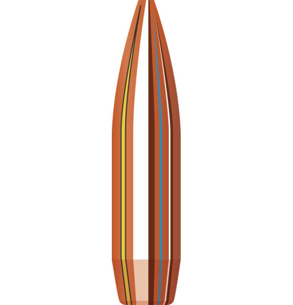 Hornady .224 Diameter 75 Grain Boat Tail Hollow Point Match 500 Count Bullets