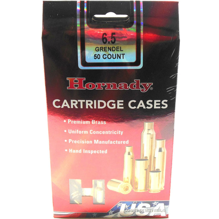 Hornady Brass Unprimed 6.5 Grendel (50)