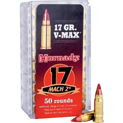 Hornady Ammunition 17 Mach 2 (HM2) 17 Grain Polymer Tipped