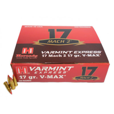Hornady Ammunition 17 Mach 2 (HM2) 17 Grain Polymer Tipped