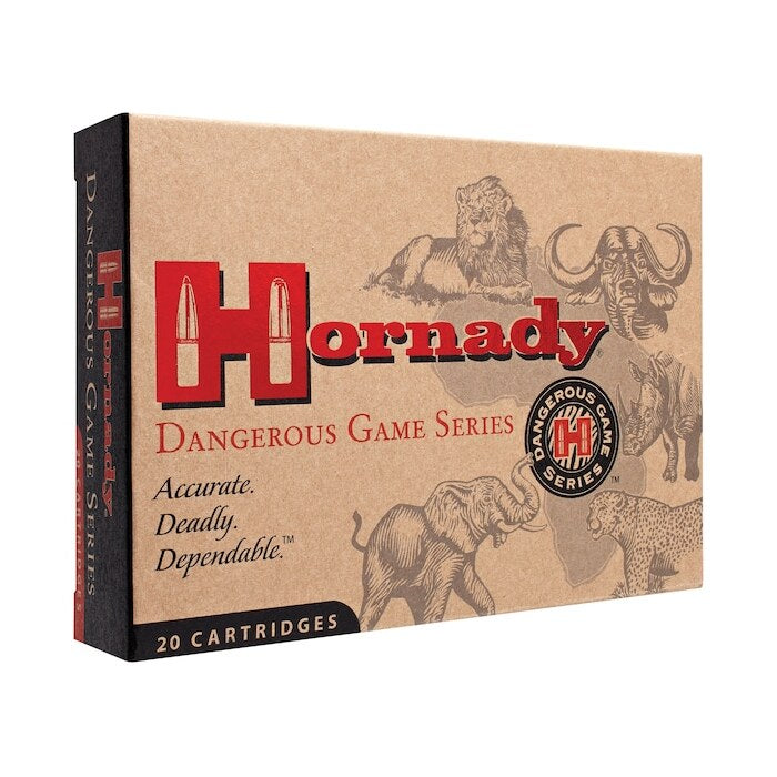 Hornady Ammunition 470 Nitro Express 500 Grain Solid 20 Count