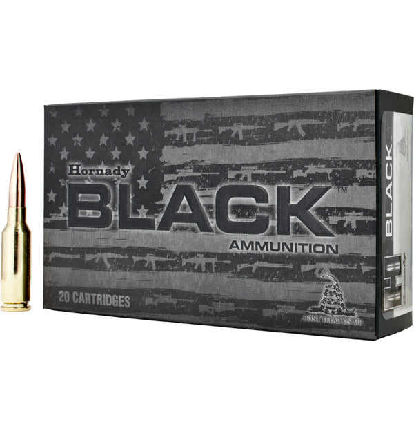Hornady Ammo 6mm ARC 105 Grain Boat Tail Hollow Point Match BLACK (20)