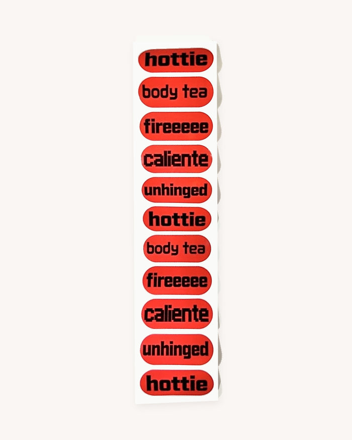 Hot Mess Hotline Sticker Roll