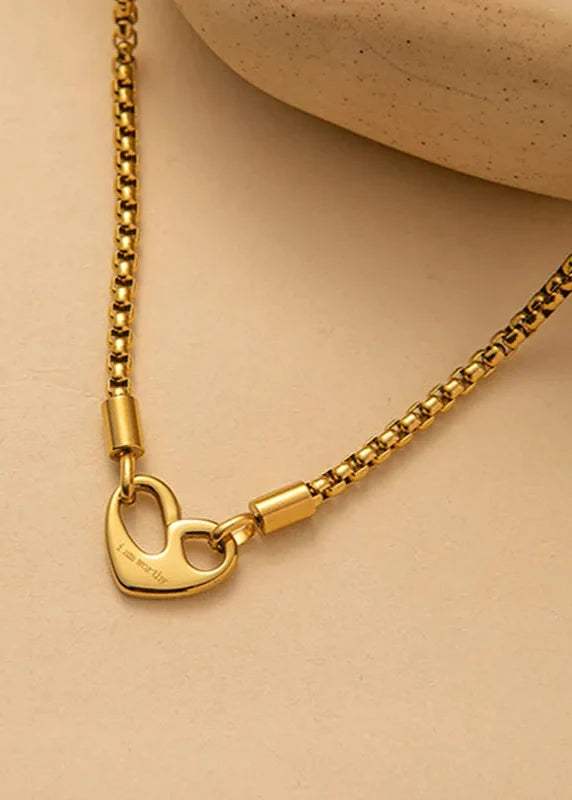 I Am Worthy Reversible Necklace