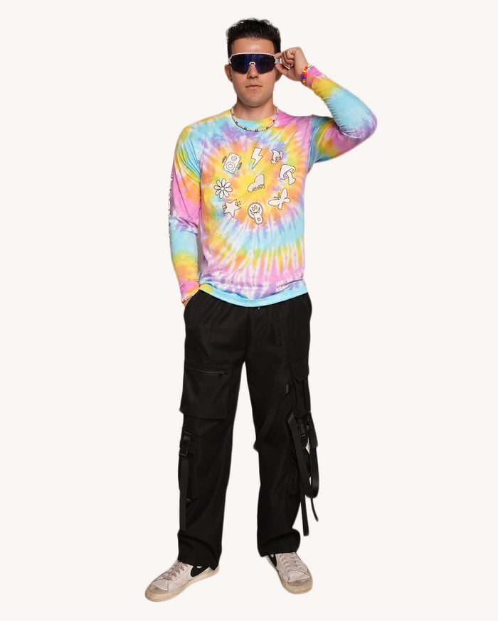 iHeartRaves Lineup Long Sleeve-Men