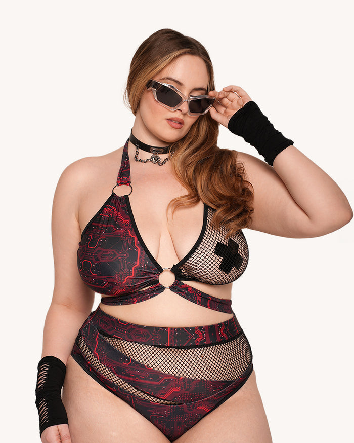 Infinite Matrix Fishnet Bottoms