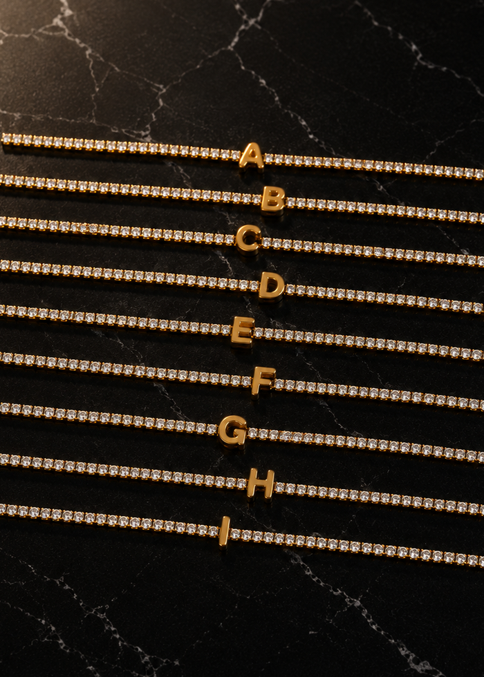 Initial Tennis Bracelet | Pre-Order