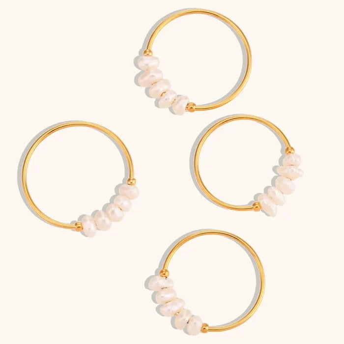 Kaia Delicate Pearl Ring